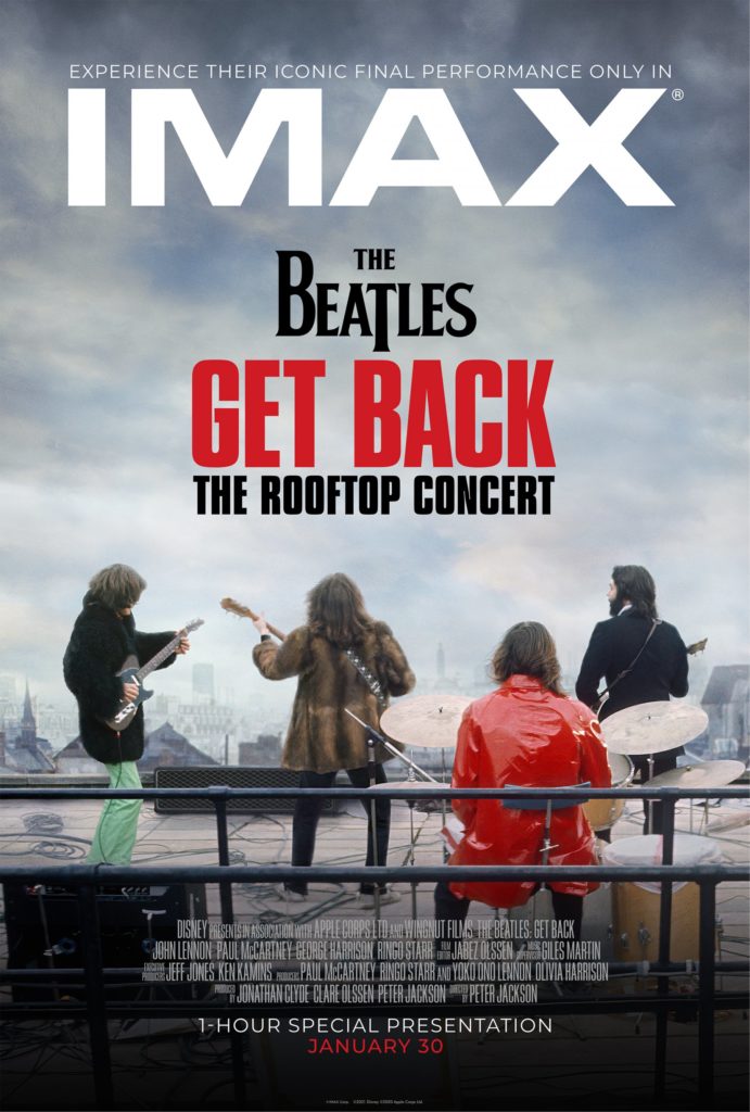 plakat dokumentu The Beatles: Get Back - The Rooftop Concert