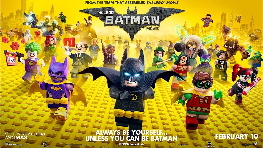 oficjalny, Amerykanki plakat promujący film „LEGO Batman: Film”