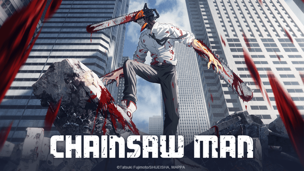 Oficjalny plakat serialu „Chainsaw man”