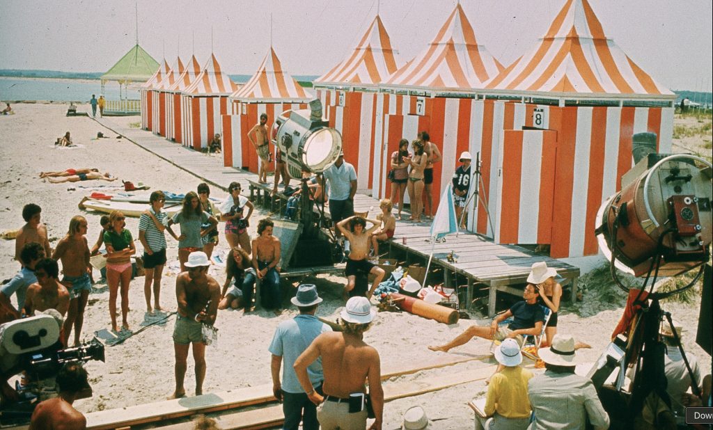 Kulisy produkcji filmu Szczęki; źródło: academymuseum.org