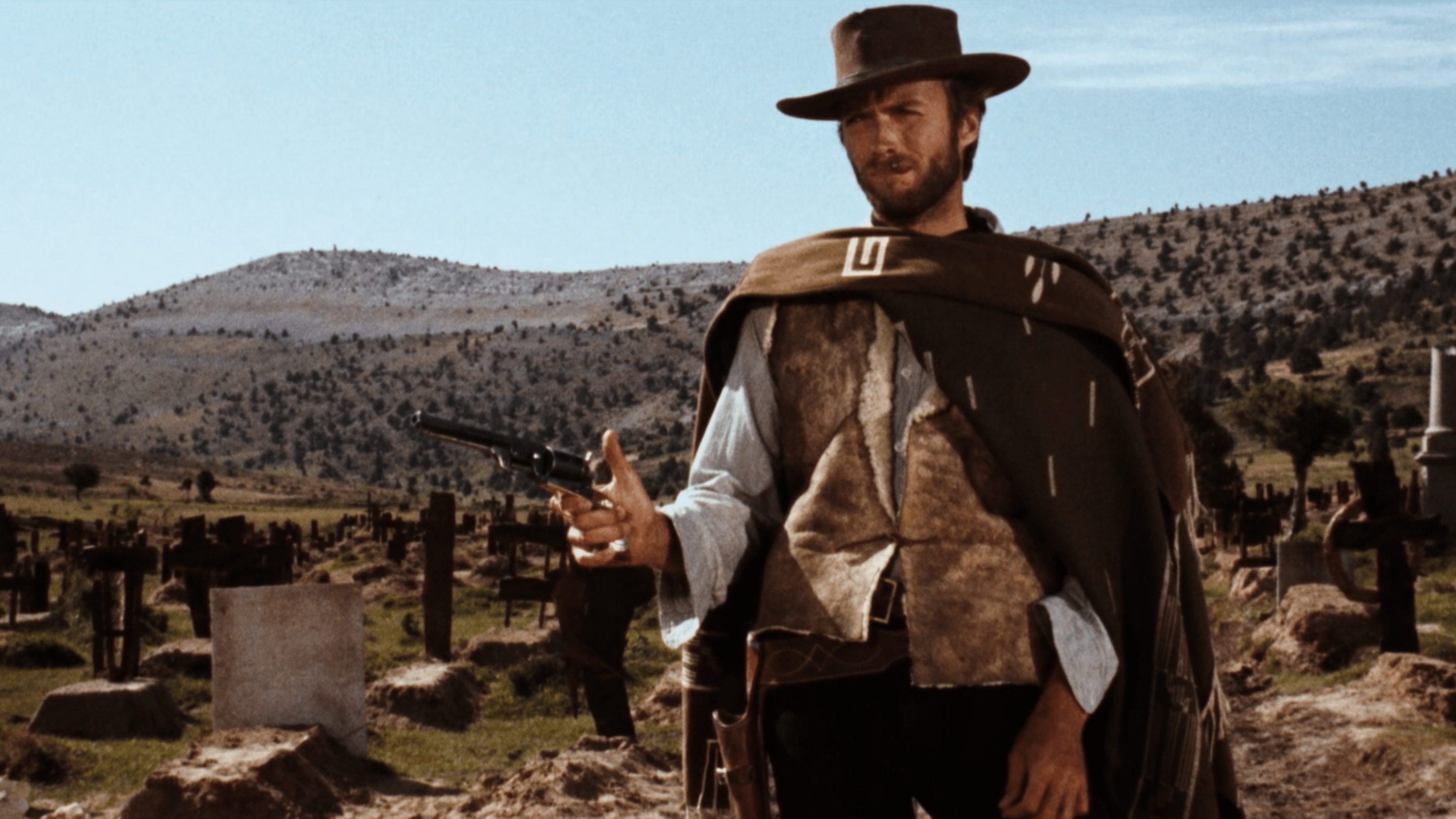 Clint Eastwood w filmie The Good, the Bad and the Ugly (1966); źródło: highdefdigest.com