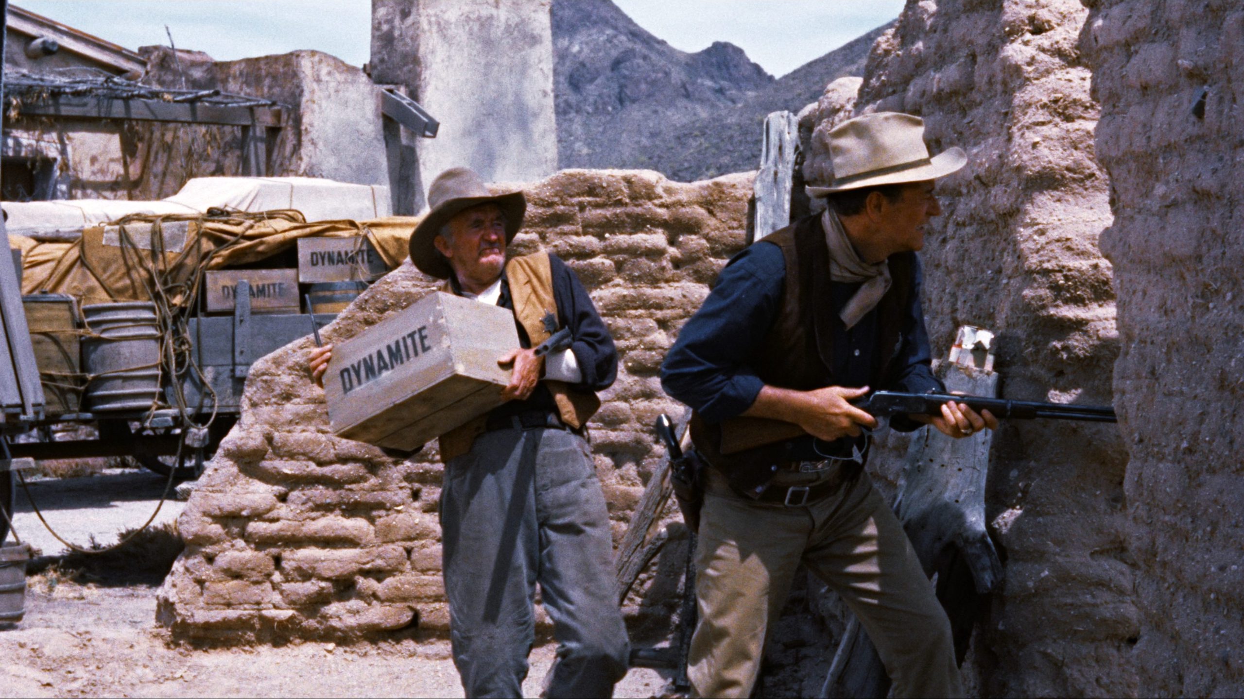 Scena z filmu Rio Bravo (1959); źródło: highdefdigest.com