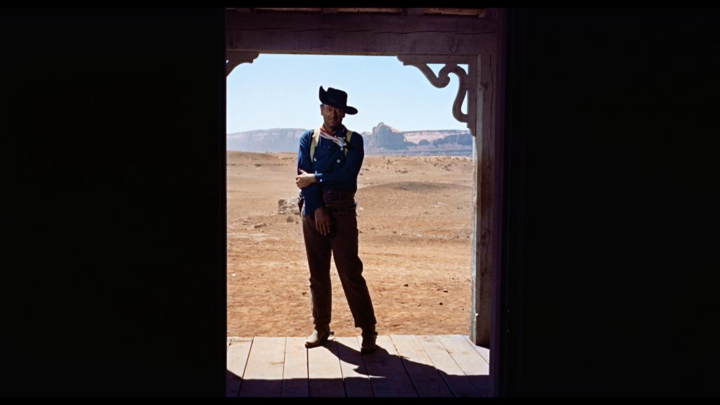 John Wayne w filmie The Searchers (1956); źródło: highdefdigest.com Western