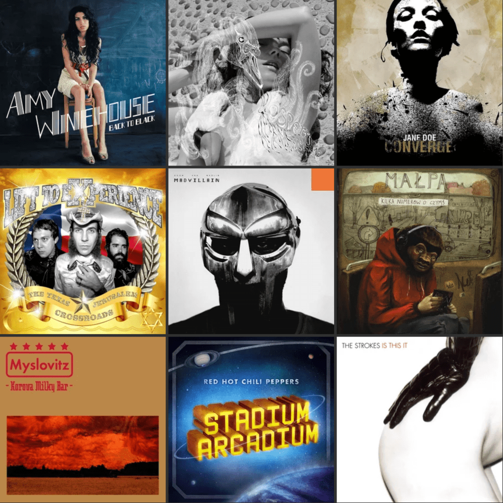 najlepsze płyty 2000s